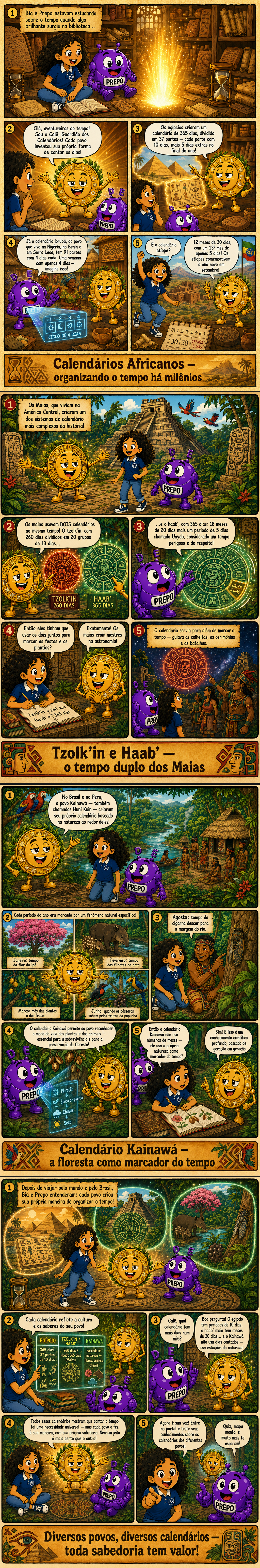 HQ Diversos Povos, Diversos Calendários