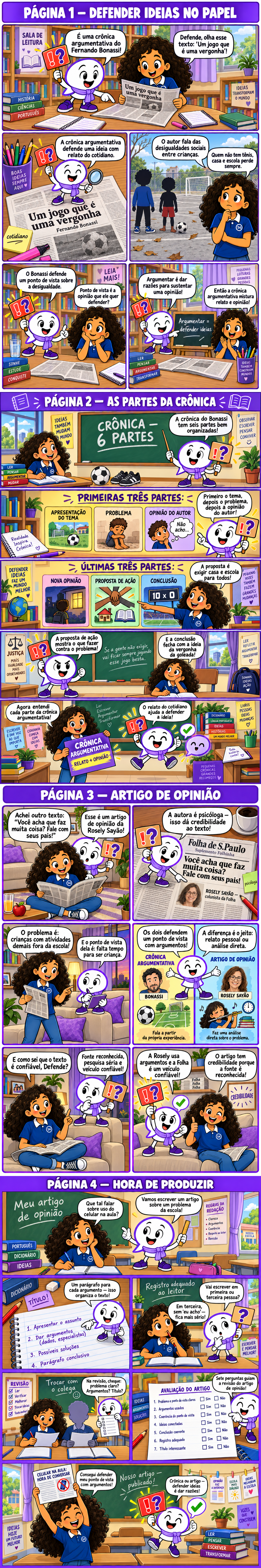 HQ Crônica Argumentativa e Artigo de Opinião