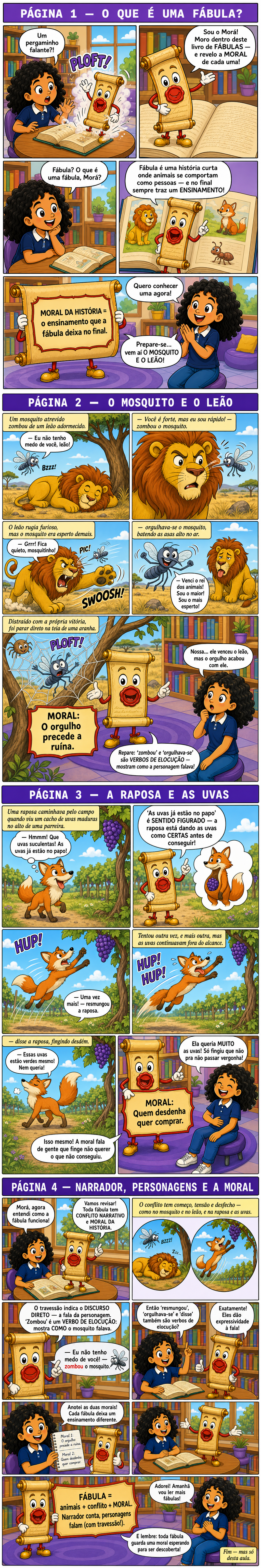 HQ Fábulas: Conflito e Moral