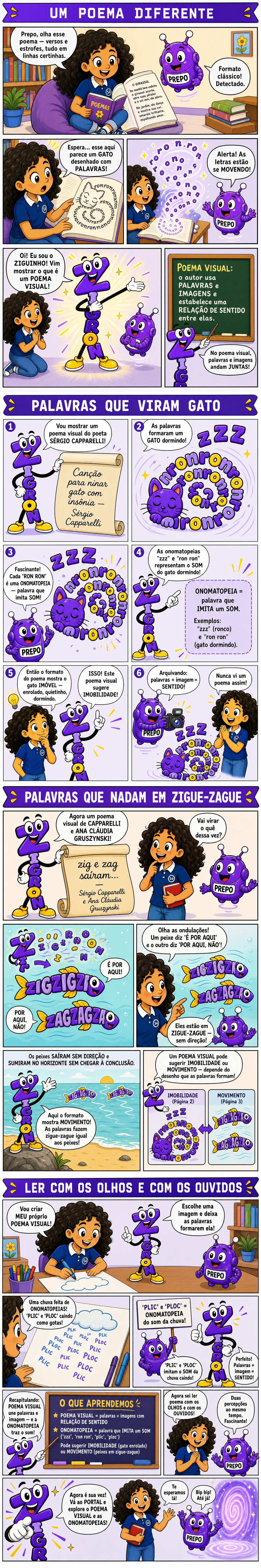 HQ Poema Visual e Onomatopeias
